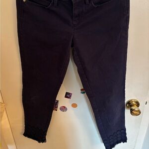 Lilly Pulitzer Blue Capri Pants size 8